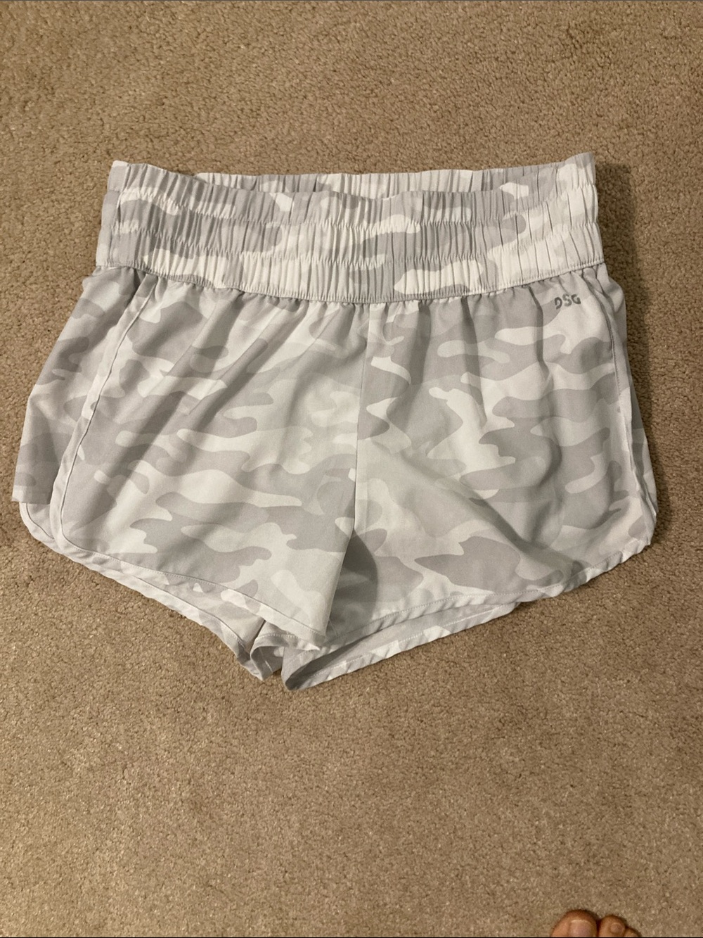 DSG Women's Gray Camo Athletic Shorts